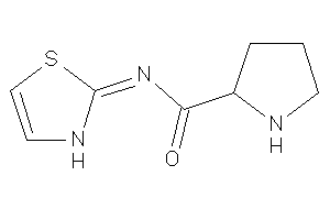 N-(4-thiazolin-2-ylidene)pyrrolidine-2-carboxamide