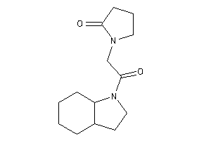 1-[2-(2,3,3a,4,5,6,7,7a-octahydroindol-1-yl)-2-keto-ethyl]-2-pyrrolidone