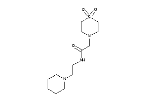 2-(1,1-diketo-1,4-thiazinan-4-yl)-N-(2-piperidinoethyl)acetamide