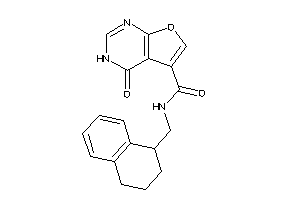 4-keto-N-(tetralin-1-ylmethyl)-3H-furo[2,3-d]pyrimidine-5-carboxamide