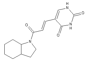 5-[3-(2,3,3a,4,5,6,7,7a-octahydroindol-1-yl)-3-keto-prop-1-enyl]uracil