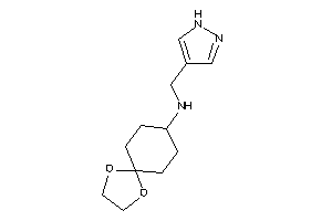 1,4-dioxaspiro[4.5]decan-8-yl(1H-pyrazol-4-ylmethyl)amine