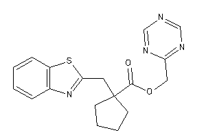 1-(1,3-benzothiazol-2-ylmethyl)cyclopentanecarboxylic Acid S-triazin-2-ylmethyl Ester