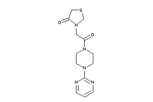 3-[2-keto-2-[4-(2-pyrimidyl)piperazino]ethyl]thiazolidin-4-one