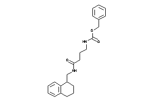 Image of N-[4-keto-4-(tetralin-1-ylmethylamino)butyl]carbamic Acid Benzyl Ester