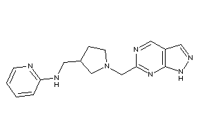 [1-(1H-pyrazolo[3,4-d]pyrimidin-6-ylmethyl)pyrrolidin-3-yl]methyl-(2-pyridyl)amine