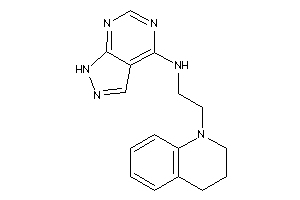 2-(3,4-dihydro-2H-quinolin-1-yl)ethyl-(1H-pyrazolo[3,4-d]pyrimidin-4-yl)amine