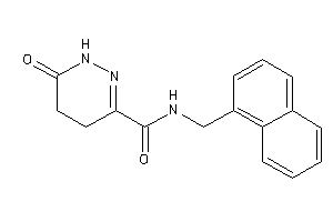 6-keto-N-(1-naphthylmethyl)-4,5-dihydro-1H-pyridazine-3-carboxamide