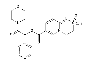 2,2-diketo-3,4-dihydropyrido[2,1-c][1,2,4]thiadiazine-7-carboxylic Acid (2-keto-2-morpholino-1-phenyl-ethyl) Ester