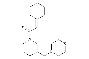 2-cyclohexylidene-1-[3-(morpholinomethyl)piperidino]ethanone