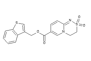 2,2-diketo-3,4-dihydropyrido[2,1-c][1,2,4]thiadiazine-7-carboxylic Acid Benzothiophen-3-ylmethyl Ester