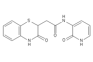 2-(3-keto-4H-1,4-benzothiazin-2-yl)-N-(2-keto-1H-pyridin-3-yl)acetamide