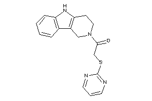 2-(2-pyrimidylthio)-1-(1,3,4,5-tetrahydropyrido[4,3-b]indol-2-yl)ethanone