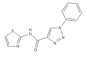 1-phenyl-N-thiazol-2-yl-triazole-4-carboxamide