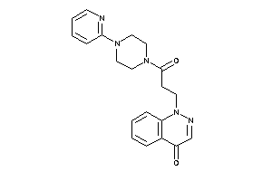 1-[3-keto-3-[4-(2-pyridyl)piperazino]propyl]cinnolin-4-one