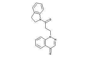 1-(3-indolin-1-yl-3-keto-propyl)cinnolin-4-one