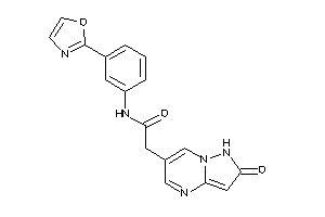 2-(2-keto-1H-pyrazolo[1,5-a]pyrimidin-6-yl)-N-(3-oxazol-2-ylphenyl)acetamide