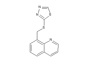 2-(8-quinolylmethylthio)-1,3,4-thiadiazole