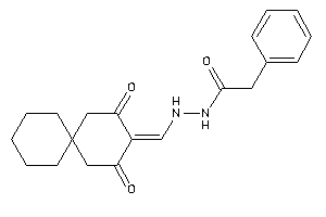 N'-[(2,4-diketospiro[5.5]undecan-3-ylidene)methyl]-2-phenyl-acetohydrazide