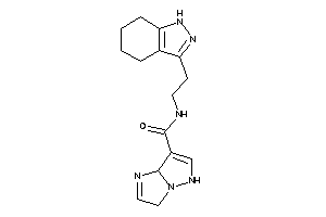 N-[2-(4,5,6,7-tetrahydro-1H-indazol-3-yl)ethyl]-5,7a-dihydro-3H-pyrazolo[1,5-a]imidazole-7-carboxamide