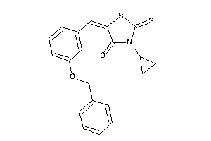 5-(3-benzoxybenzylidene)-3-cyclopropyl-2-thioxo-thiazolidin-4-one