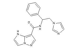 Image of N-(2-imidazol-1-yl-1-phenyl-ethyl)-1H-pyrazolo[1,5-a]imidazole-7-carboxamide