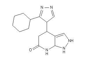 Image of 4-(3-cyclohexyl-4H-pyrazol-4-yl)-1,2,4,5,7,7a-hexahydropyrazolo[3,4-b]pyridin-6-one
