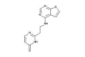 2-[2-(thieno[2,3-d]pyrimidin-4-ylamino)ethyl]-1H-pyrimidin-6-one