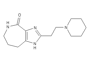 Image of 2-(2-piperidinoethyl)-5,6,7,8-tetrahydro-1H-imidazo[4,5-c]azepin-4-one