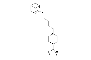 2-[4-[3-(4-bicyclo[3.1.1]hept-3-enylmethoxy)propyl]piperazino]thiazole