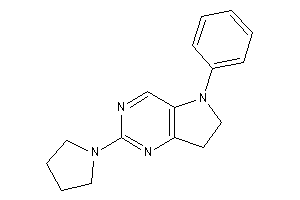 Image of 5-phenyl-2-pyrrolidino-6,7-dihydropyrrolo[3,2-d]pyrimidine