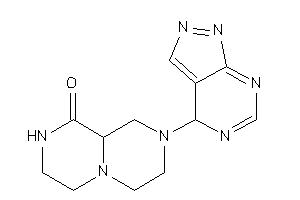 2-(4H-pyrazolo[3,4-d]pyrimidin-4-yl)-3,4,6,7,8,9a-hexahydro-1H-pyrazino[1,2-a]pyrazin-9-one