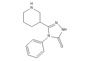 4-phenyl-3-(3-piperidyl)-1H-1,2,4-triazol-5-one