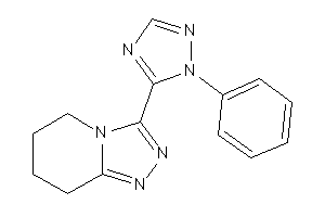 3-(2-phenyl-1,2,4-triazol-3-yl)-5,6,7,8-tetrahydro-[1,2,4]triazolo[4,3-a]pyridine