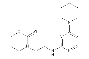 3-[2-[(4-piperidinopyrimidin-2-yl)amino]ethyl]-1,3-oxazinan-2-one