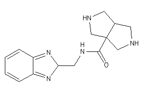 N-(2H-benzimidazol-2-ylmethyl)-2,3,3a,4,5,6-hexahydro-1H-pyrrolo[3,4-c]pyrrole-6a-carboxamide