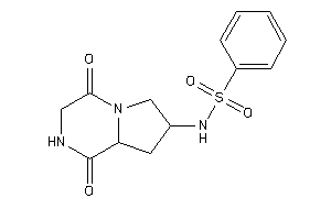 Image of N-(1,4-diketo-2,3,6,7,8,8a-hexahydropyrrolo[1,2-a]pyrazin-7-yl)benzenesulfonamide