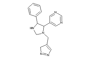 Image of 5-[5-phenyl-3-(3H-pyrazol-4-ylmethyl)imidazolidin-4-yl]pyrimidine