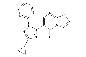 6-[5-cyclopropyl-2-(2-pyridyl)-1,2,4-triazol-3-yl]thiazolo[3,2-a]pyrimidin-5-one