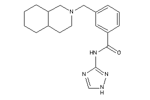 3-(3,4,4a,5,6,7,8,8a-octahydro-1H-isoquinolin-2-ylmethyl)-N-(1H-1,2,4-triazol-3-yl)benzamide