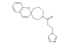 Image of 3-imidazol-1-yl-1-spiro[azepane-4,2'-chromene]-1-yl-propan-1-one