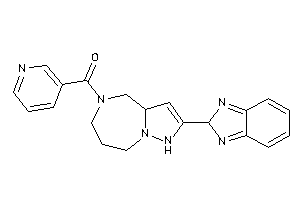 [2-(2H-benzimidazol-2-yl)-1,3a,4,6,7,8-hexahydropyrazolo[1,5-a][1,4]diazepin-5-yl]-(3-pyridyl)methanone