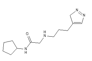 N-cyclopentyl-2-[3-(3H-pyrazol-4-yl)propylamino]acetamide