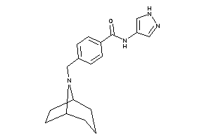 4-(8-azabicyclo[3.2.1]octan-8-ylmethyl)-N-(1H-pyrazol-4-yl)benzamide