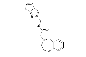 2-(3,5-dihydro-2H-1,4-benzoxazepin-4-yl)-N-(imidazo[2,1-b]thiazol-6-ylmethyl)acetamide