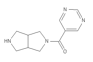 Image of 3,3a,4,5,6,6a-hexahydro-1H-pyrrolo[3,4-c]pyrrol-2-yl(5-pyrimidyl)methanone