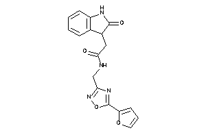 N-[[5-(2-furyl)-1,2,4-oxadiazol-3-yl]methyl]-2-(2-ketoindolin-3-yl)acetamide