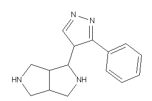 4-(3-phenyl-4H-pyrazol-4-yl)-1,2,3,3a,4,5,6,6a-octahydropyrrolo[3,4-c]pyrrole