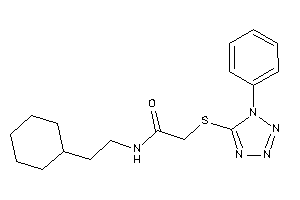 N-(2-cyclohexylethyl)-2-[(1-phenyltetrazol-5-yl)thio]acetamide