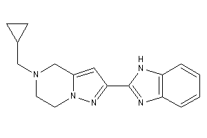 2-(1H-benzimidazol-2-yl)-5-(cyclopropylmethyl)-6,7-dihydro-4H-pyrazolo[1,5-a]pyrazine